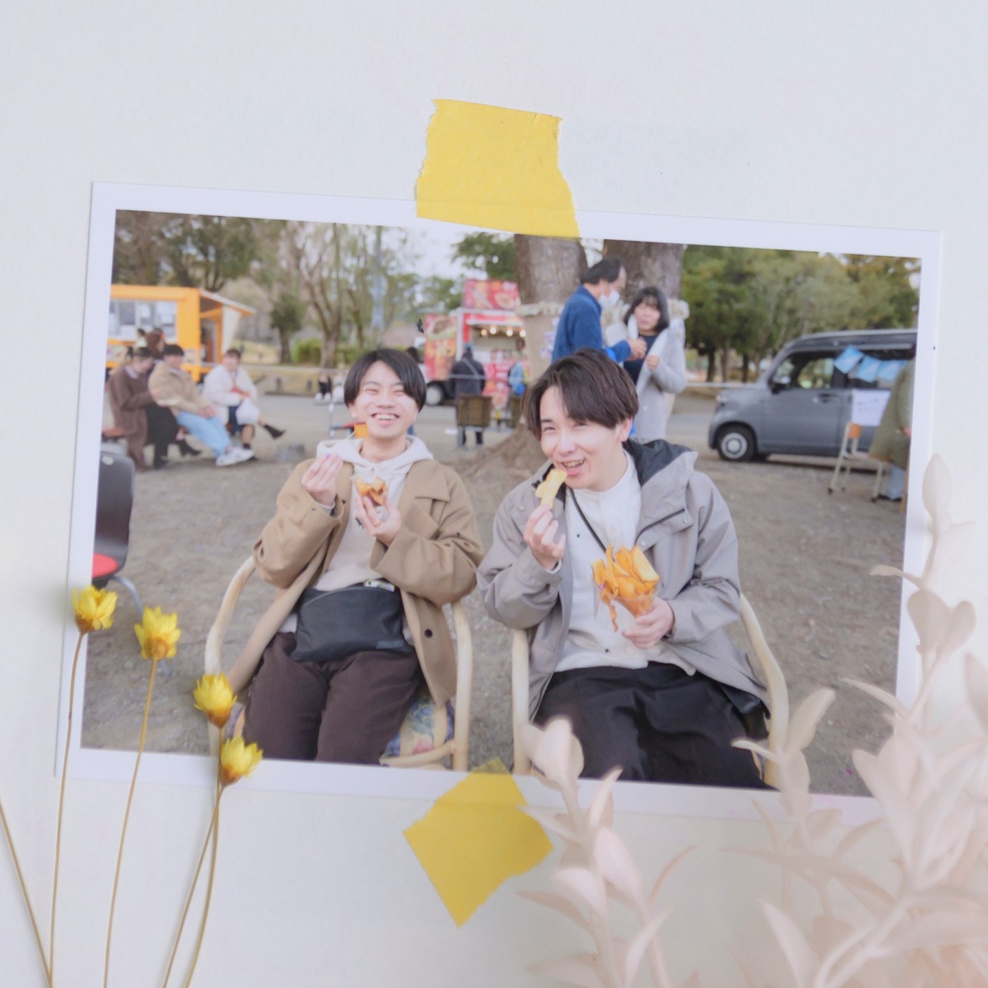 「カフェで友達と話している時」 #おいもフォト #あなたにとってのホッ 『0〜100歳のお芋でホッ♡』 @oimo.photo photo by マキタナツミ